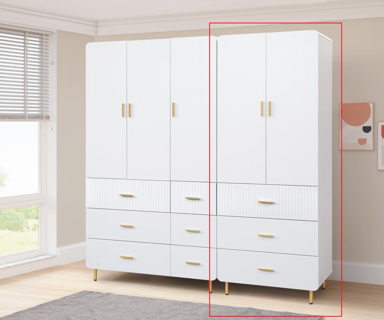 溫斯頓 3 × 7尺衣櫥